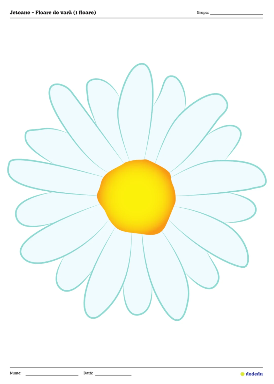 Jetoane - Floare de vară (1 floare)
