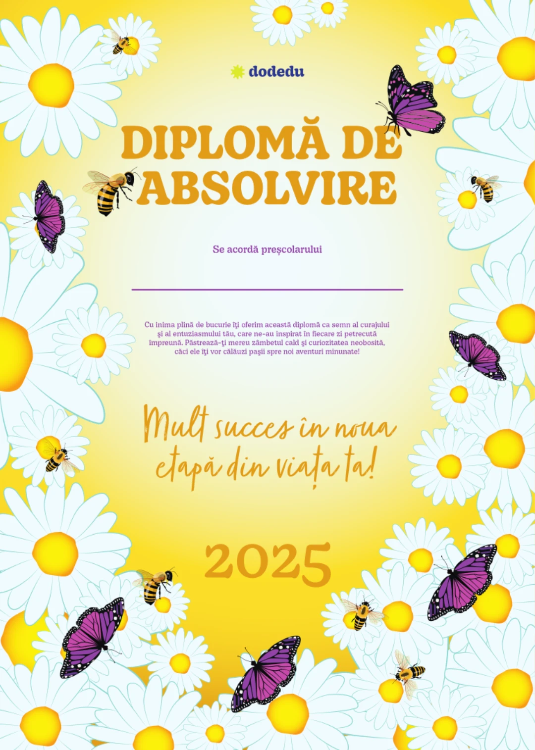 Diploma Dodedu 2025