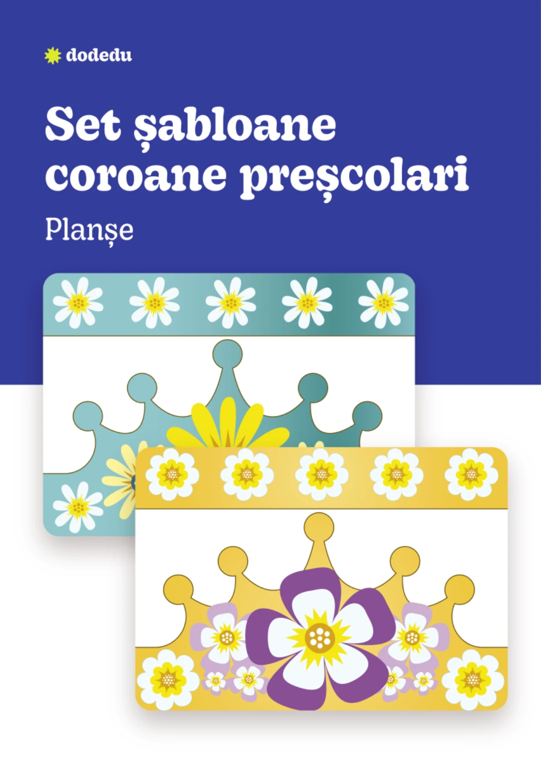 Șabloane Coroane Preșcolari - Set Planșe