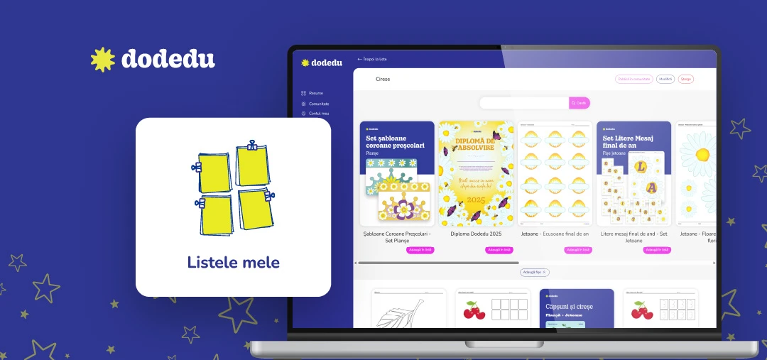 Listele mele – cum îți poți organiza fișele educaționale pentru eficiență și inspirație