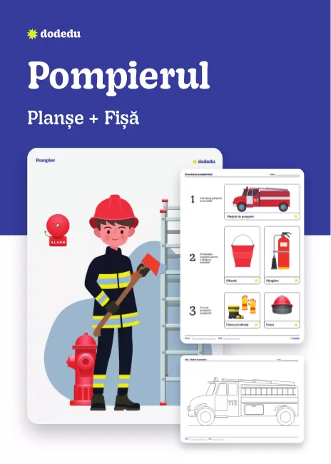 Pompierul - Set Planșe+Fișă