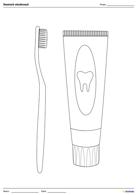 Fișă Dantura sănătoasă 